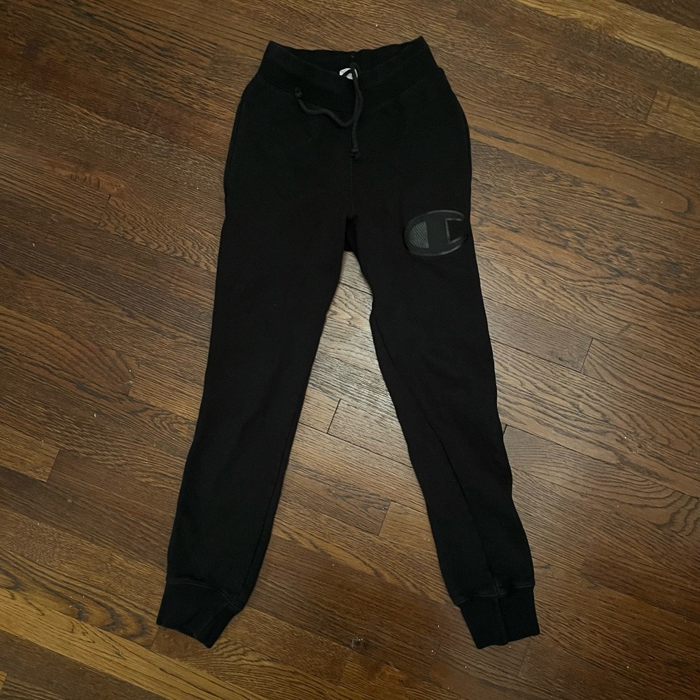 Champion Basic Black Sweatpants Joggers - image 2